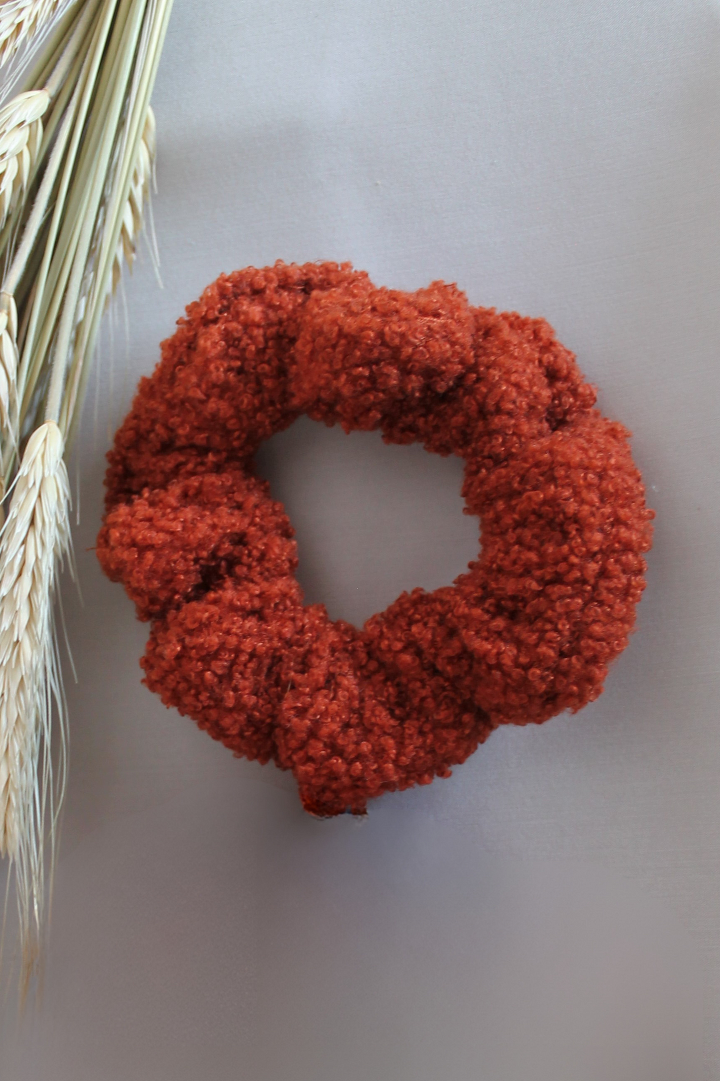 Scrunchie teddy Rust