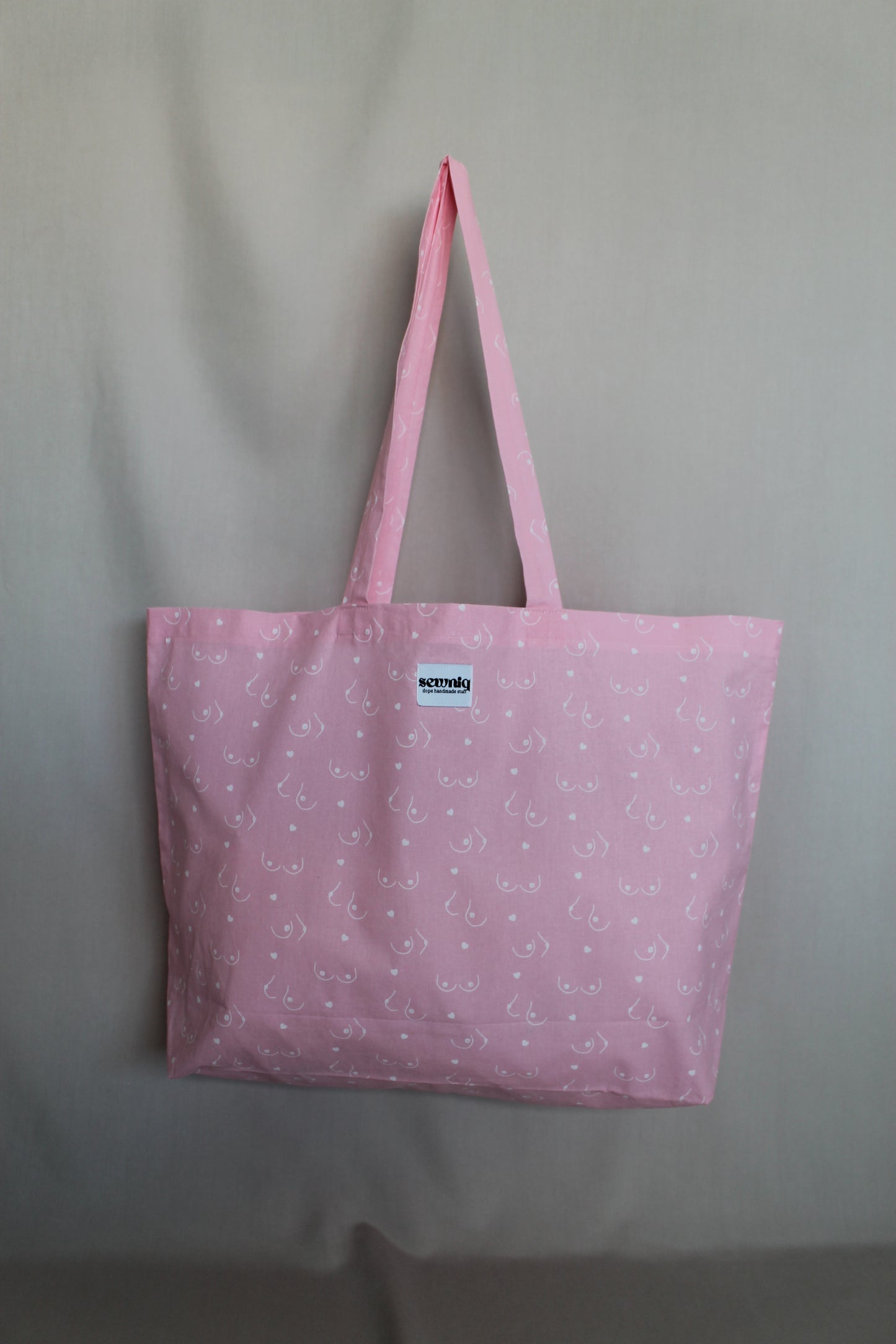 Sac oversize Boobs print