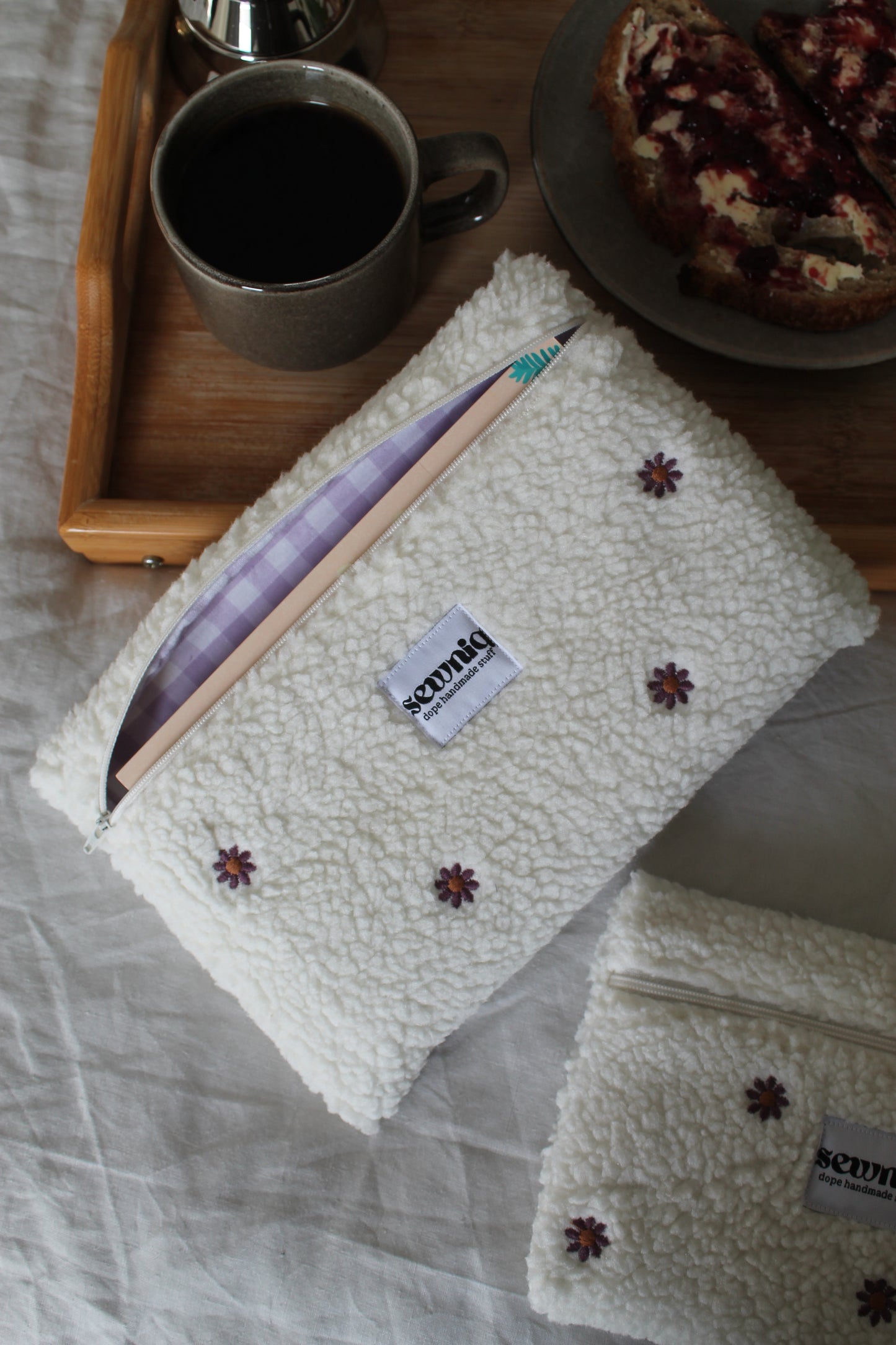 Housse pour livre Flat White