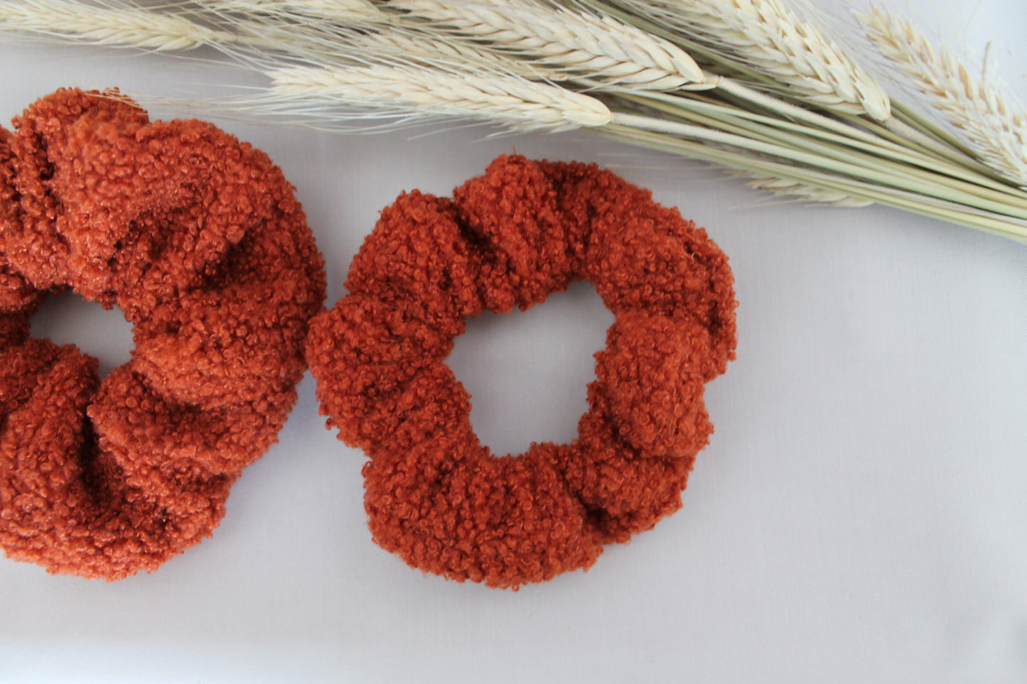 Scrunchie teddy Rust