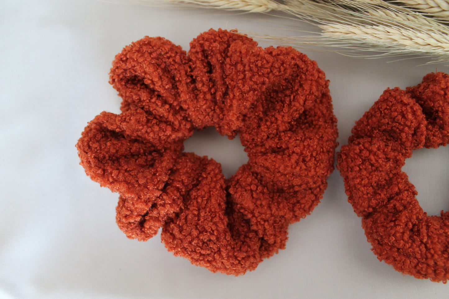 Scrunchie teddy Rust