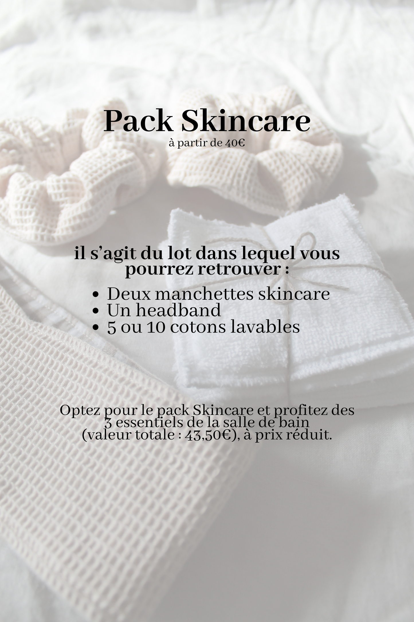 Pack Skincare - Les essentiels skincare de la collection Sunday Reset à prix réduit