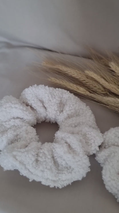 Scrunchie teddy White